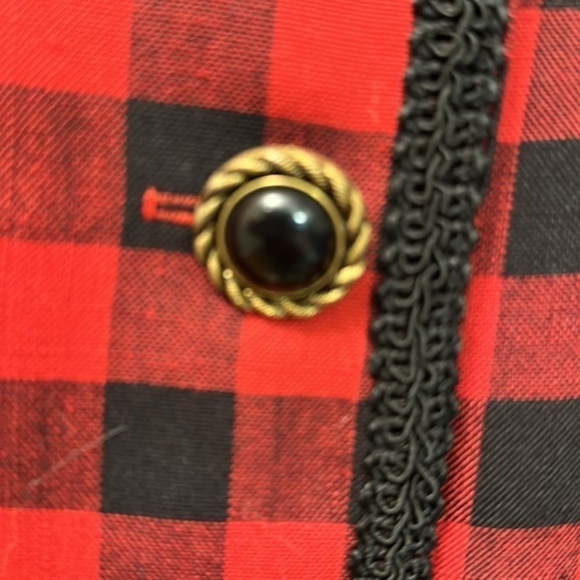 First focus. Size 5/6  beautiful 1980s button down dress - Picture 12 of 12